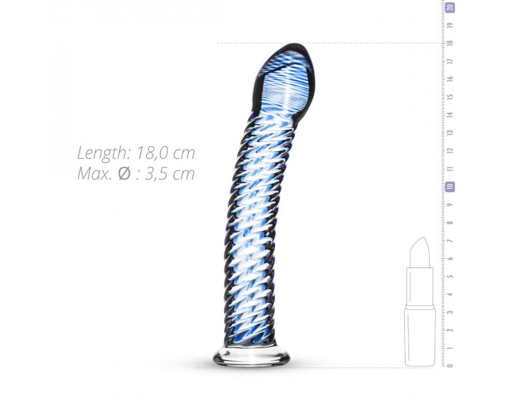 Скляний дилдо Gildo Glass Dildo No. 5