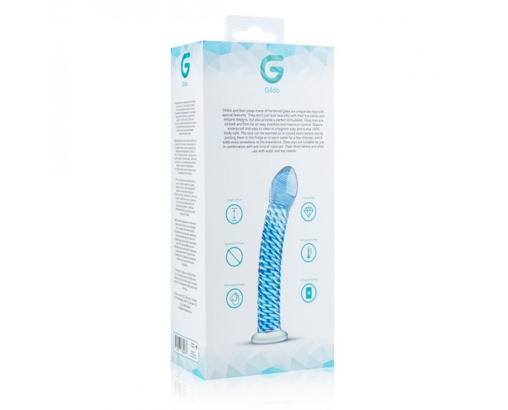 Скляний дилдо Gildo Glass Dildo No. 5