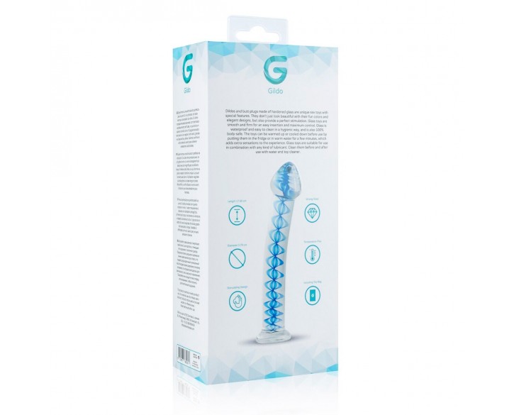 Скляний дилдо Gildo Glass Dildo No. 4