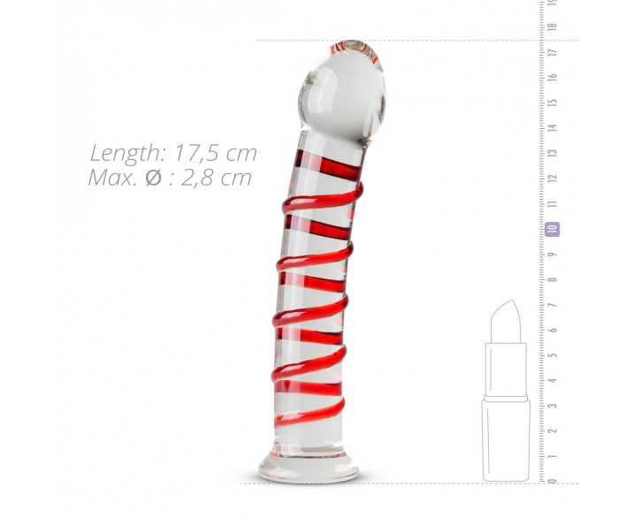 Скляний дилдо Gildo Glass Dildo No.15