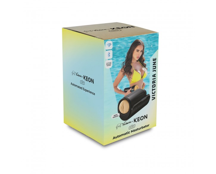 Інтерактивна секс-машина для чоловіків Kiiroo Keon Wi-Fi Combo Set з мастурбатором Feel Victoria