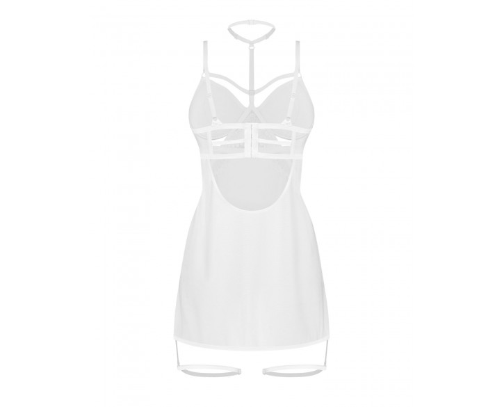 Бебі-долл Obsessive Arrowel White chemise L/XL