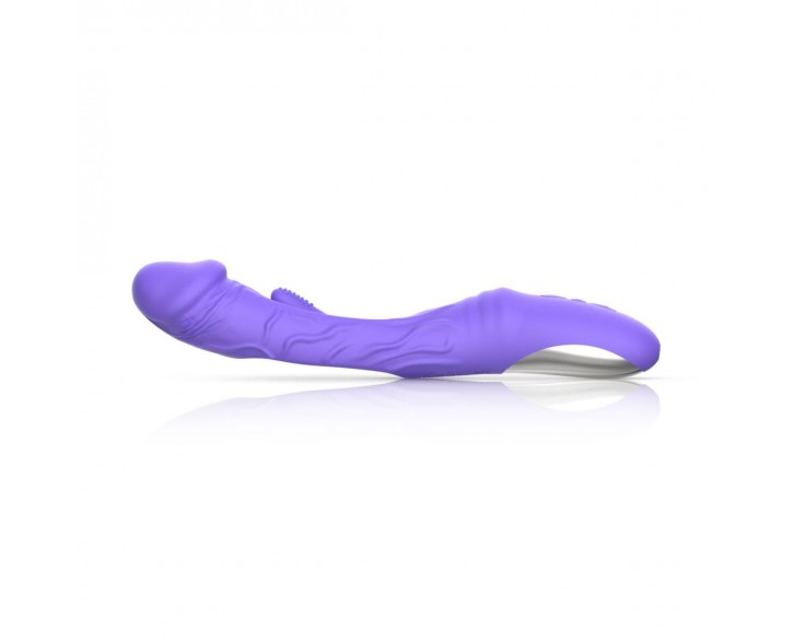 Вібратор Good Vibes Only - Flax Vibrating Dildo with G-Spot Stimulator