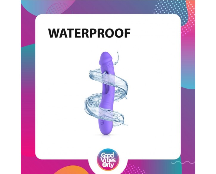 Вібратор Good Vibes Only - Flax Vibrating Dildo with G-Spot Stimulator