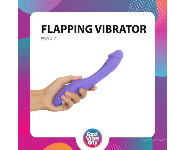 Вібратор Good Vibes Only - Flax Vibrating Dildo with G-Spot Stimulator