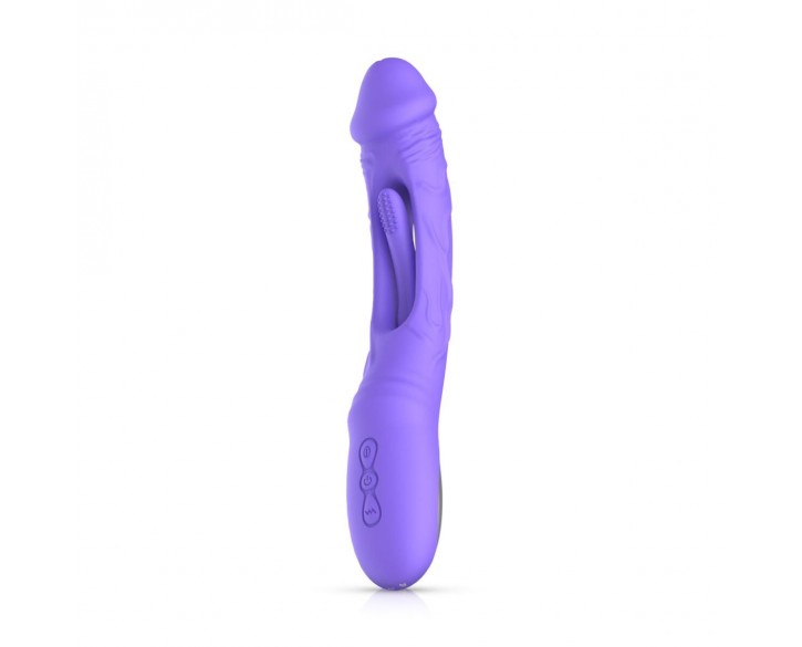 Вібратор Good Vibes Only - Flax Vibrating Dildo with G-Spot Stimulator
