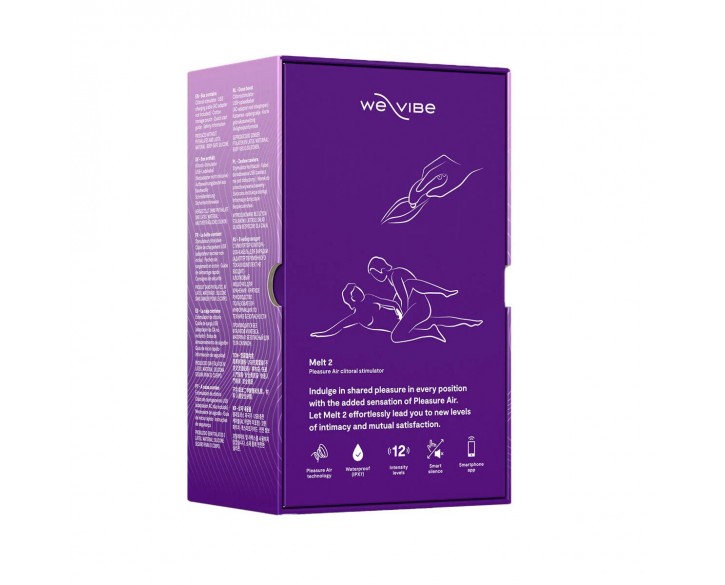 Вакуумний смарт-стимулятор для пар We-Vibe Melt 2 Purple