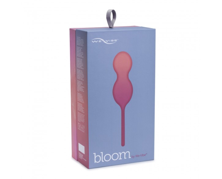 Смарт вагінальні кульки з вібрацією We-Vibe Bloom, діаметр 3,3 см, маса 45, 65, 80 г