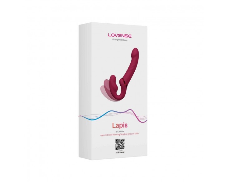 Безремінний страпон Lovense Lapis vibrating strapless strap-on