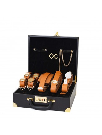 БДСМ-набір LOCKINK Moonlight Treasure Chest - Brown Set