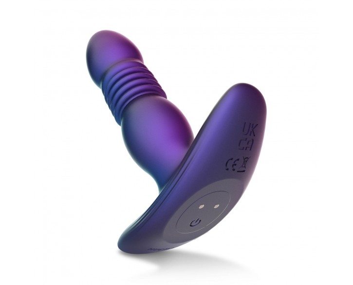 Анальна пробка з вібрацією та пульсацією Hueman - Supernova Thrusting Buttplug