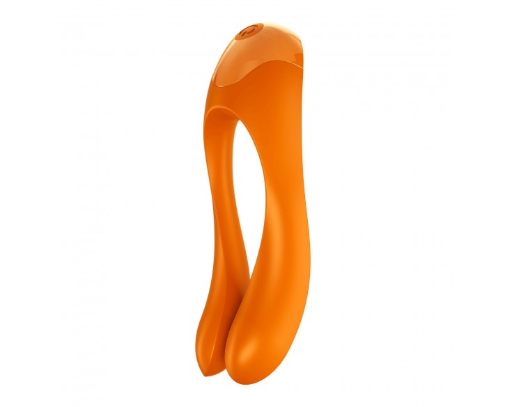 Вібратор на палець Satisfyer Candy Cane Orange