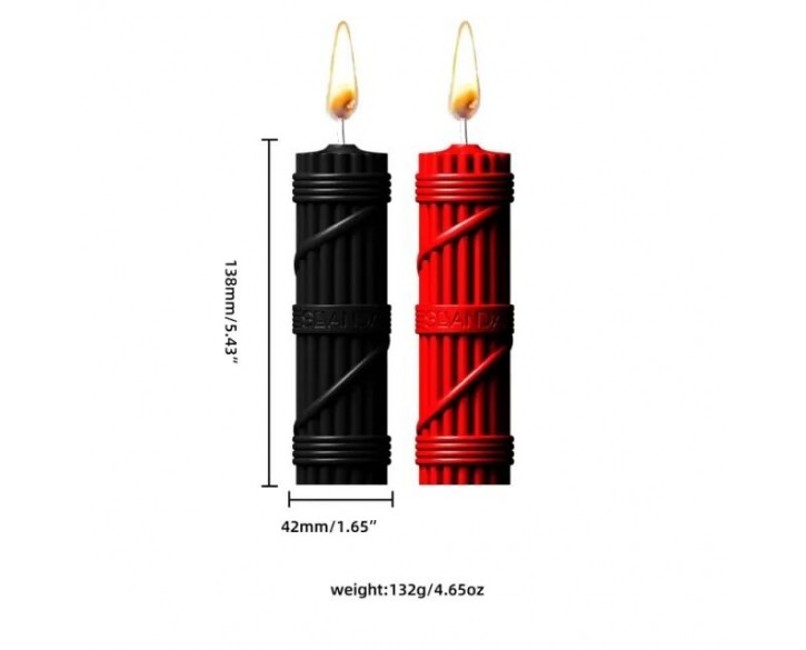 Свічки для BDSM LOCKINK SEVANDA Fetish Drip Candles Set 2 шт