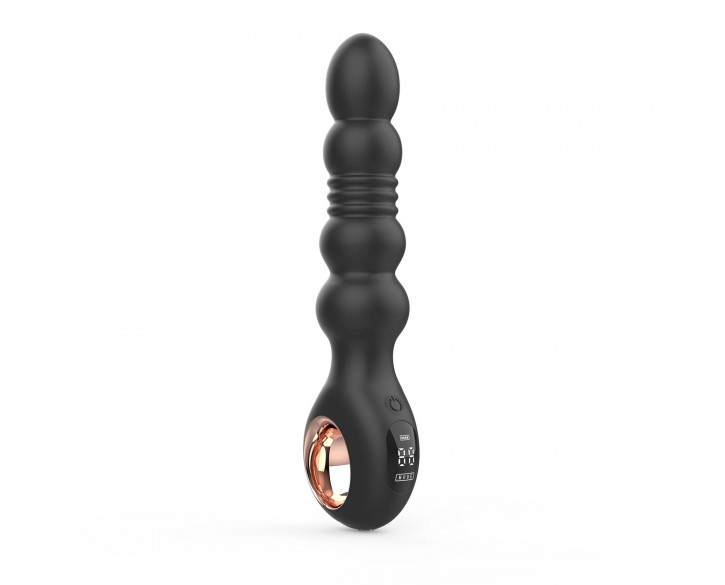 Анальний вібратор з пульсацією Loviss Thor Thrusting Anal Plug, 2 мотори