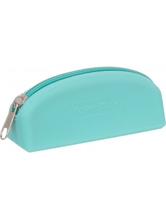 Сумка для зберігання секс-іграшок PowerBullet - Silicone Storage Zippered Bag Teal