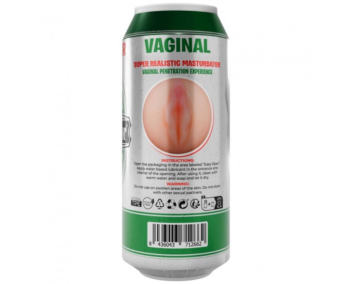 Мастурбатор-вагіна Alive Heineken Vagina II у вигляді банки пива