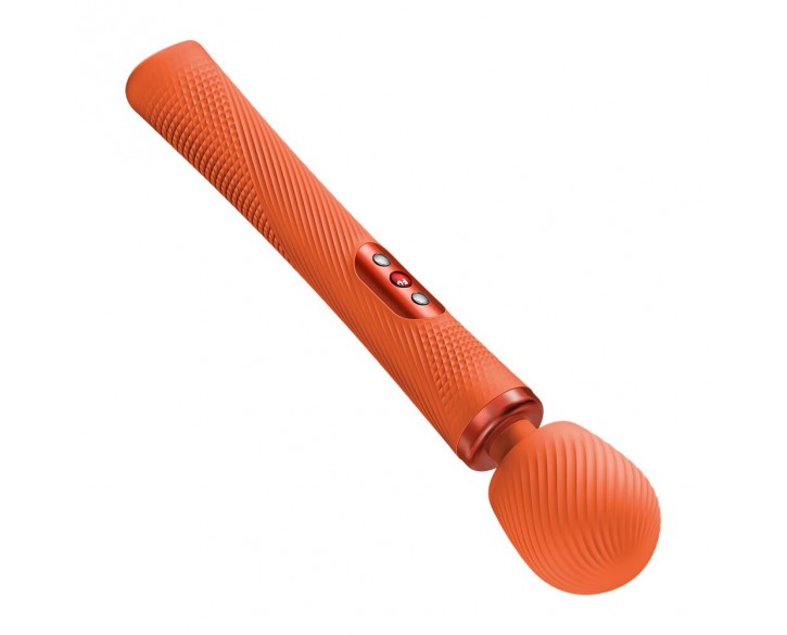 Вібромасажер Fun Factory VIM Vibrating Wand Orange, суперпотужний та легкий, до 6 годин роботи