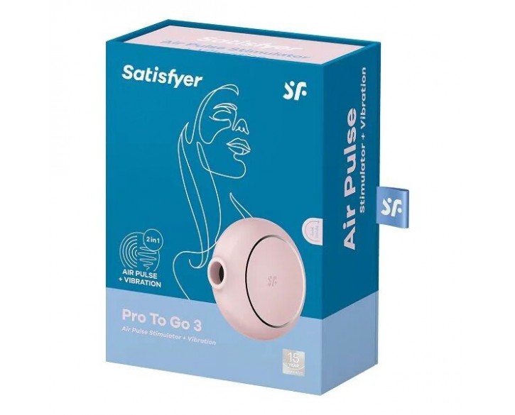 Вакуумний стимулятор Satisfyer Pro To Go 3 Rose