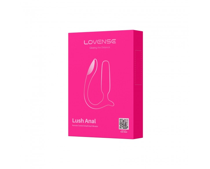 Анальна смарт-вібропробка Lovense Lush Anal, дуже потужна, LED-підсвічування