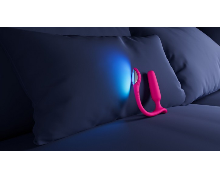 Анальна смарт-вібропробка Lovense Lush Anal, дуже потужна, LED-підсвічування