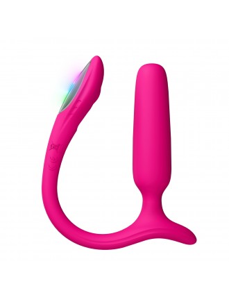 Анальна смарт-вібропробка Lovense Lush Anal, дуже потужна, LED-підсвічування