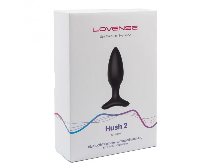 Анальна смарт-вібропробка Lovense Hush 2, розмір S