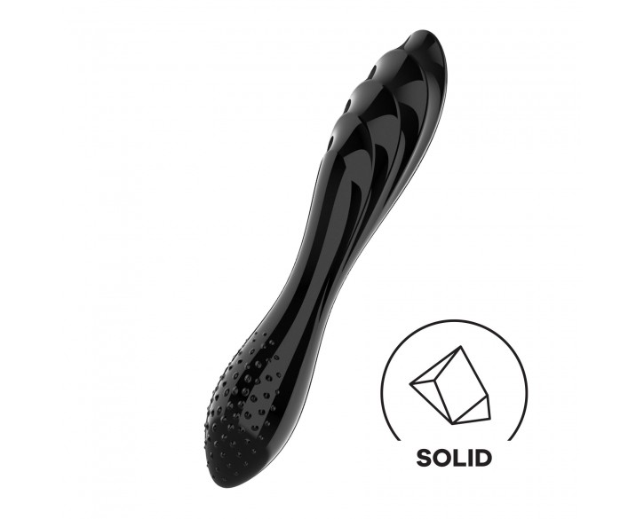 Скляний дилдо Satisfyer Dazzling Crystal 1 (Black)