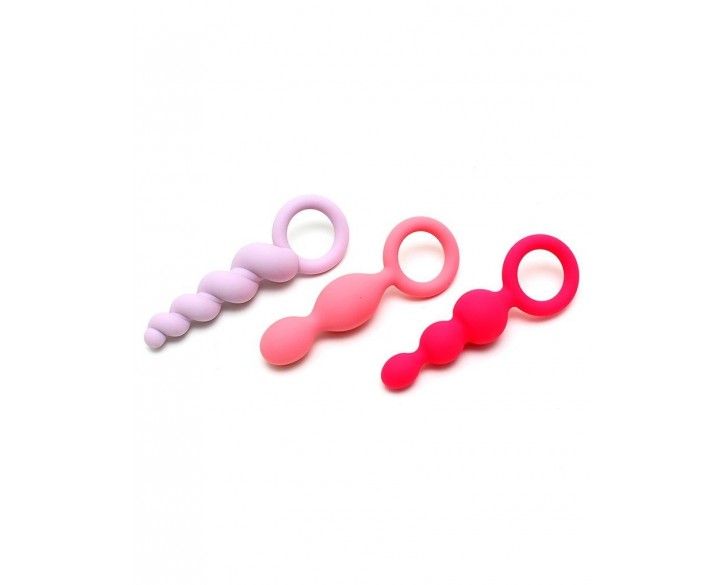 Набір анальних іграшок Satisfyer Plugs (set of 3) - Booty Call, макс. діаметр 3 см