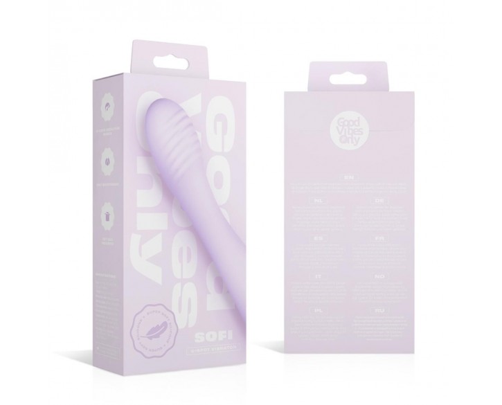 Вібратор Good Vibes Only - SOFI G-Spot Vibrator Soft Silicone - Purple
