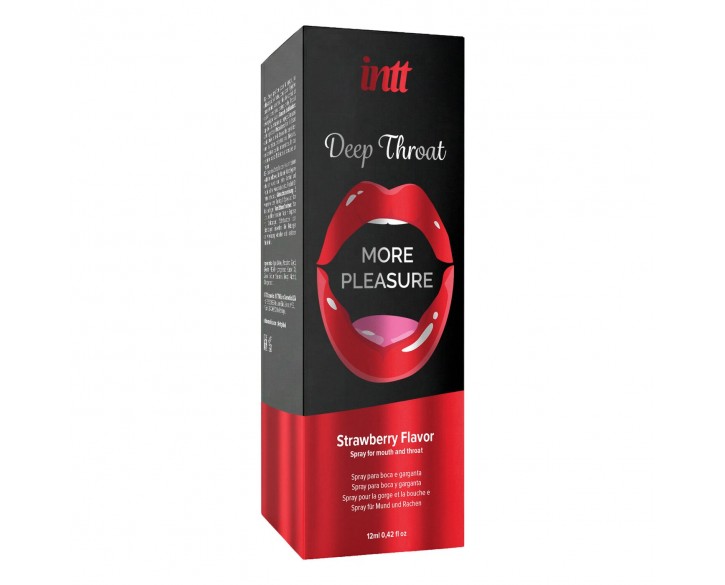 Спрей для глибокого мінету Intt Deep Throat Oral Spray Strawberry (12 мл)