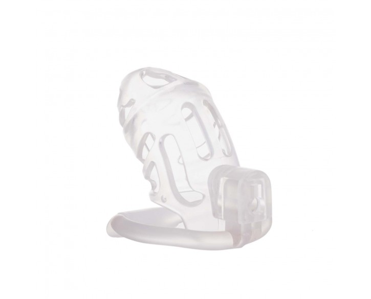 Клітка для пеніса LOCKINK SEVANDA Plastic Penis Chastity Cage - Transparent