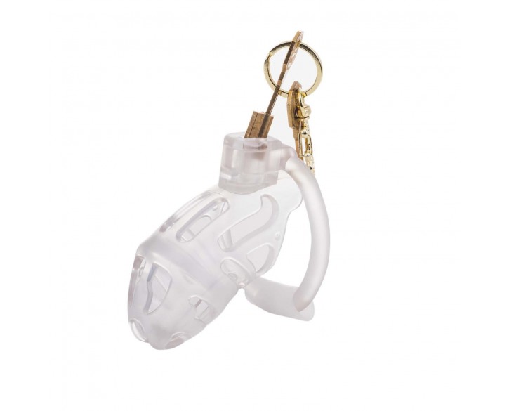 Клітка для пеніса LOCKINK SEVANDA Plastic Penis Chastity Cage - Transparent