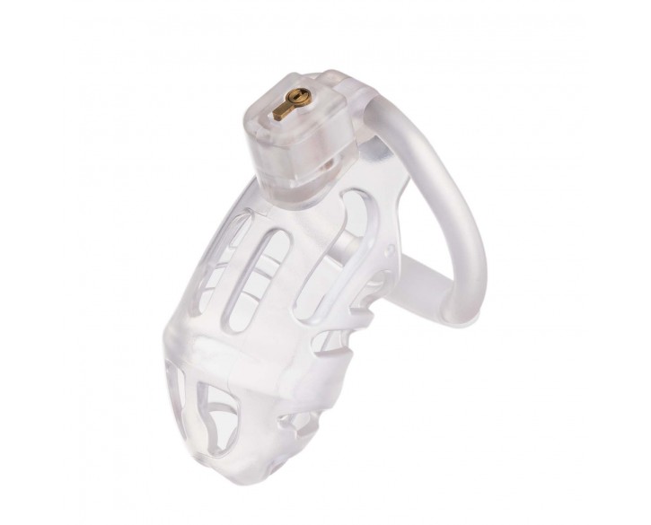 Клітка для пеніса LOCKINK SEVANDA Plastic Penis Chastity Cage - Transparent