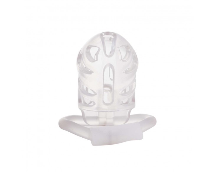 Клітка для пеніса LOCKINK SEVANDA Plastic Penis Chastity Cage - Transparent