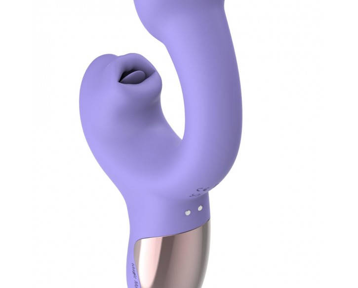 Смарт-вібратор Magic Motion Ponder Purple, подвійна стимуляція, віброяйце+язичок для клітора