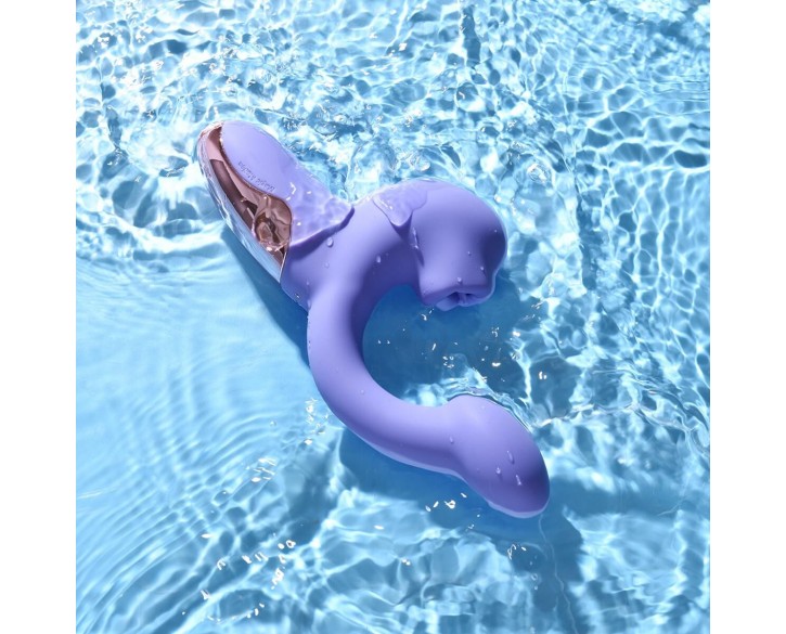 Смарт-вібратор Magic Motion Ponder Purple, подвійна стимуляція, віброяйце+язичок для клітора