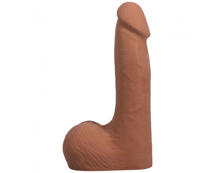 Фалоімітатор Doc Johnson The Realistic Cock ULTRASKYN - 7 Inch with Balls Caramel