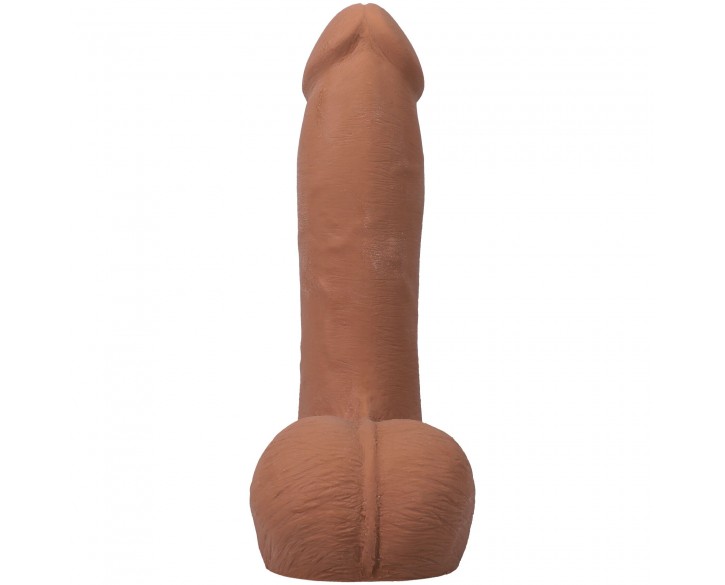 Фалоімітатор Doc Johnson The Realistic Cock ULTRASKYN - 7 Inch with Balls Caramel
