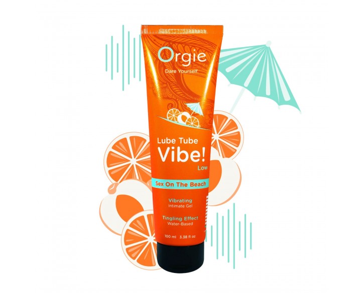 Вібролубрикант Orgie Lube Tube Vibe! Sex On The Beach 100 мл
