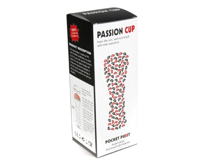 Мастурбатор з вібрацією Passion Cup - Vagina