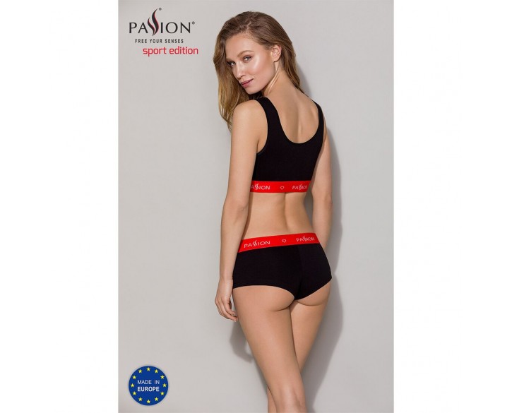 Спортивний топ на широких бретелях Passion PS003 TOP black, size L