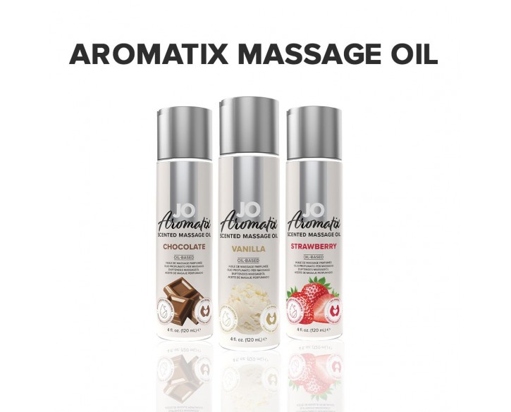 Натуральна масажна олія System JO Aromatix — Massage Oil — Vanilla 120 мл