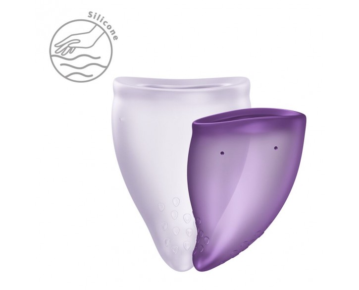 Набір менструальних чаш Fun Factory FUN CUP EXPLORE KIT, 2 шт, Multicolored Violet, об’єми 20 та 30 мл