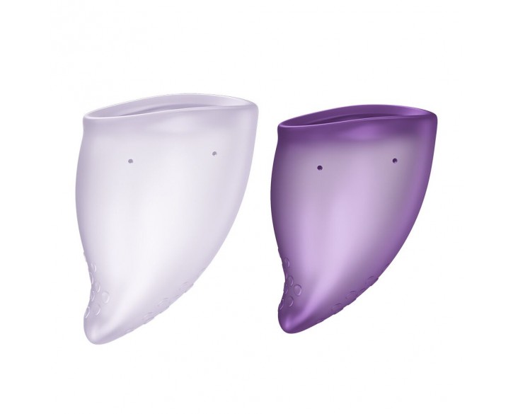 Набір менструальних чаш Fun Factory FUN CUP EXPLORE KIT, 2 шт, Multicolored Violet, об’єми 20 та 30 мл