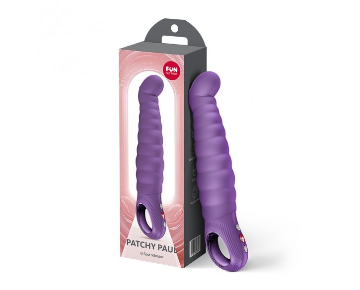 Вібратор точки G Fun Factory PATCHY PAUL Dark Violet, гнучкий, 12 режимів