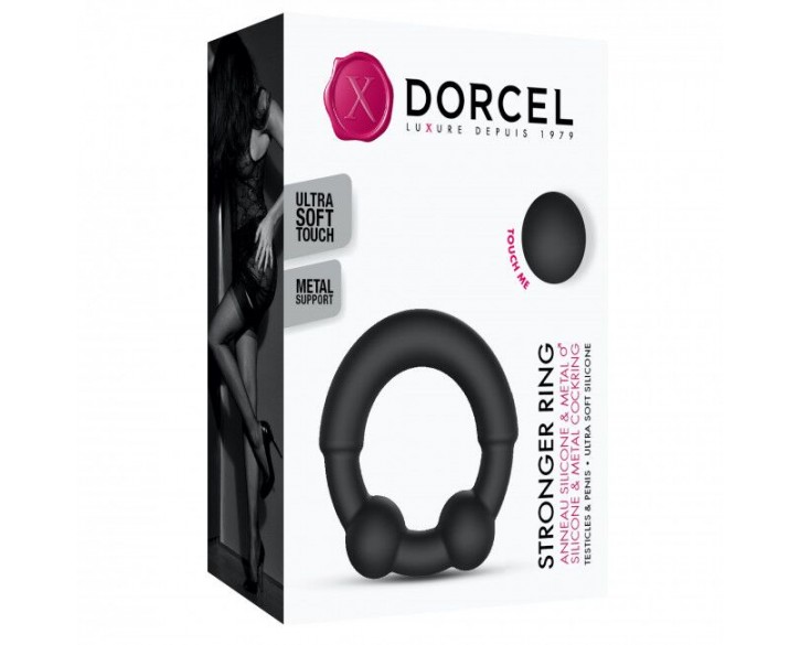 Ерекційне кільце з металевими вставками Dorcel STRONGER RING