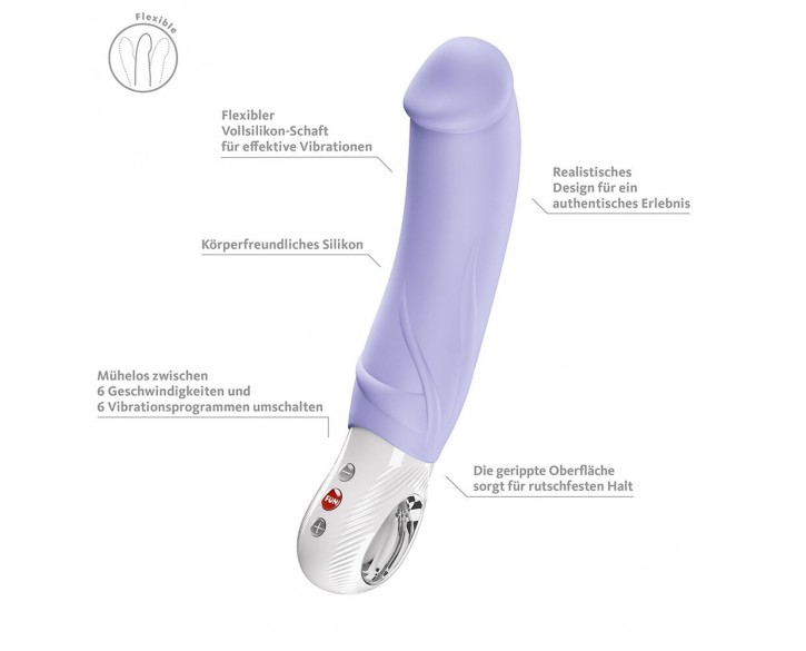 Вібратор для точки G Fun Factory BIG BOSS Purple, дуже потужний, 23,5 см