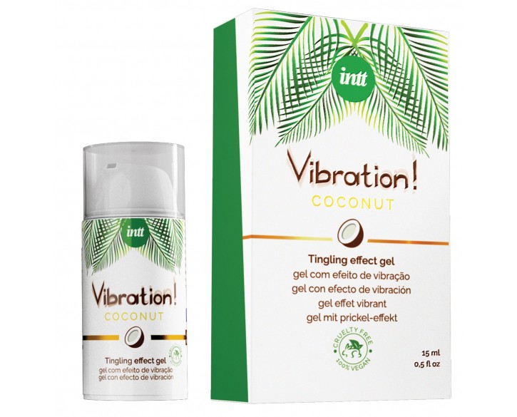 Рідкий вібратор Intt Vibration Coconut Vegan (15 мл)