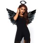 Крила чорного ангела Leg Avenue Angel Accessory Kit Black, крила, німб