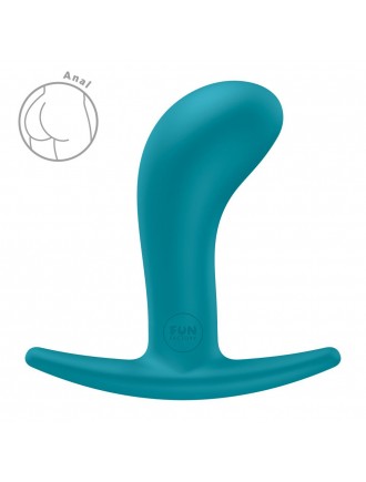 Анальна пробка Fun Factory BOOTIE M Aquamarine, діаметр 3,3 см, тонкий обмежувач